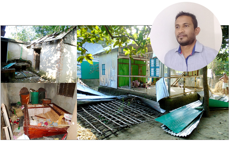 যুবলীগ নেতা বদরুল ইসলাম ইমনের বাড়িতে হামলা ও ভাংচুর
