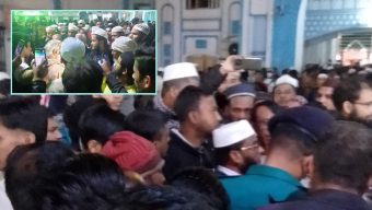 শাহজালাল মাজারে চার পুলিশকে আটকে রাখলো জনতা, অতঃপর উদ্ধার