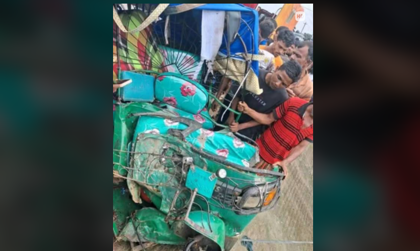 সিলেট-সুনামগঞ্জ সড়কে বাস-অটোরিকশা সংঘর্ষে নিহত ২, আহত ৩