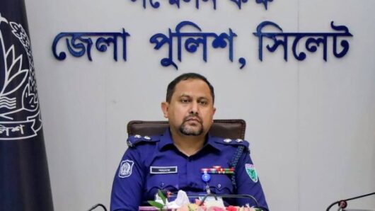 সিলেটের নতুন এসপি ড. যাবের সাদেকের যোগদান