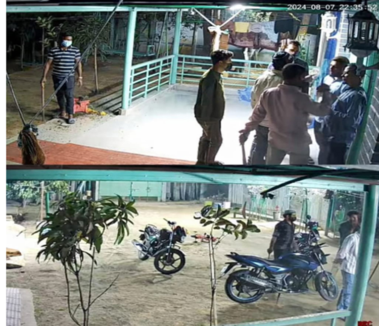 সিলেট মহানগরীর খাদিমপাড়ায় জেলা ছাত্রলীগ নেতার বাসায় হামলা ও ভাংচুর