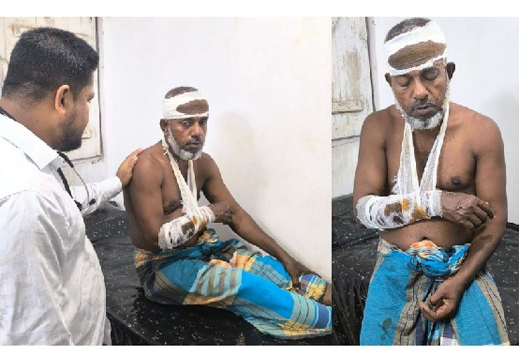 ‘‘যুক্তরাজ্য প্রবাসী জামাত নেতা কায়েছ মাহমুদের বড় ভাই আব্দুল মালিক জাতীয় সংসদ নির্বাচনে বিরোধিতার জেরে বিএনপি নেতা কর্মীদের অতর্কীত হামলায় গুরুতর জখম প্রাপ্ত’’