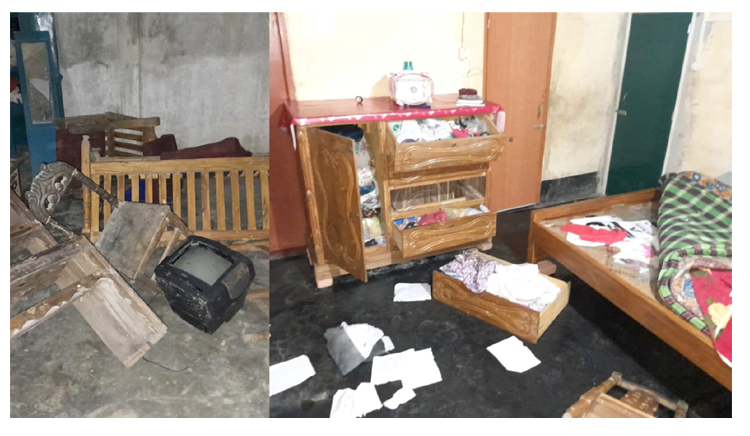কুলাউড়ায় নারী ছাত্রলীগ নেত্রী প্রমার বাড়িতে হামলা-ভাঙচুর, আতঙ্কে পরিবার