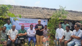বিশ্ব পরিবেশ দিবসে রাতারগুলে বৃক্ষরোপন ও প্লাস্টিক বর্জ্য অপসারণ