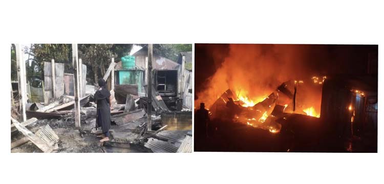 মৌলভীবাজারের জুড়ীতে বসতঘরে অগ্নিসংযোগ, আহত-৪